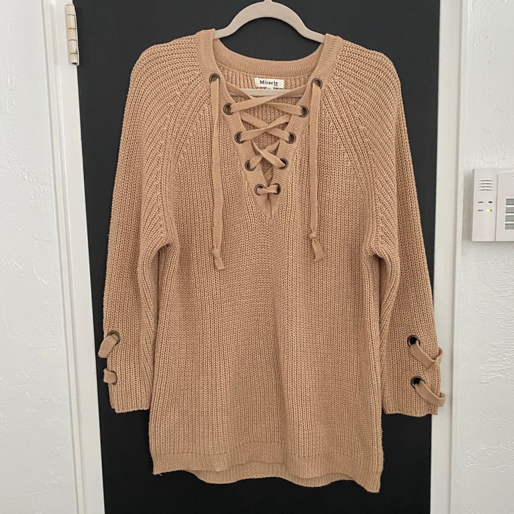 Miracle USA Tunic Length Sweater